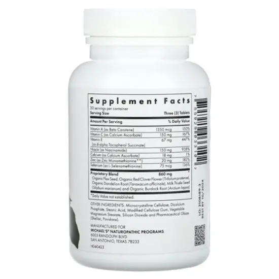 Michael's Health Skin Factors, 90 Vegetarian Tablets image {1}