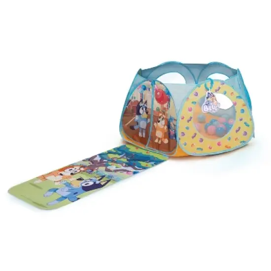 Bluey Ballpit Arena with 20 balls and mat with sounds image {3}