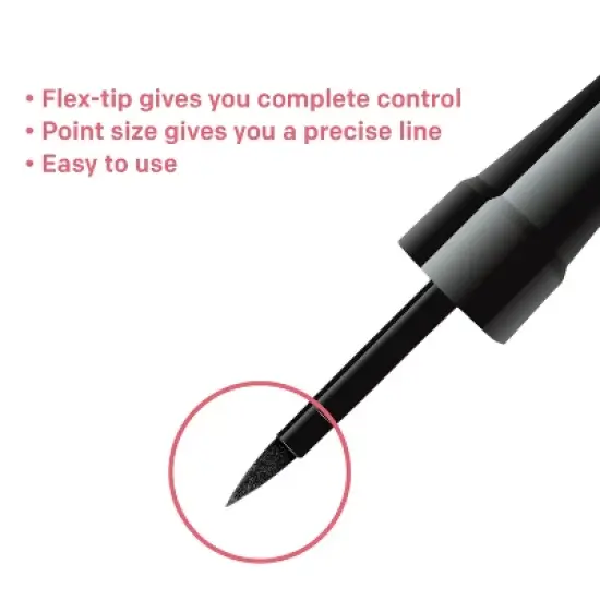 Almay Nice Ink Liquid Eyeliner - Water-Resistant Formula image {3}