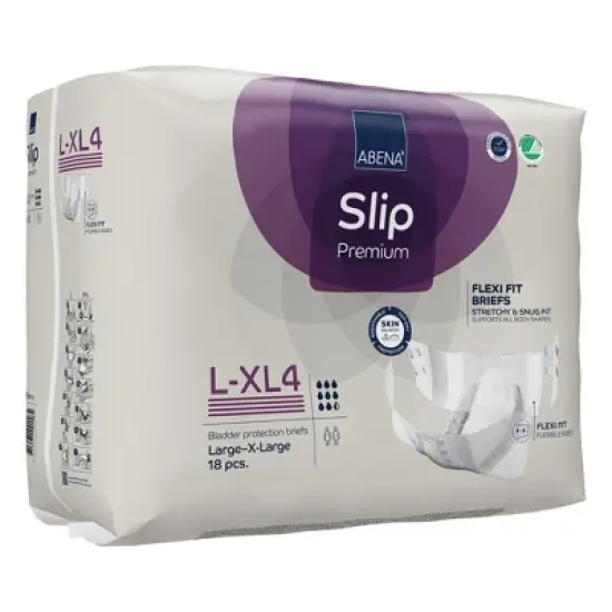 Abena Slip Flexi Fit Adult Incontinence Brief XL Heavy Absorbency Breathable, 1000021167, 18 Ct image {2}