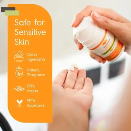 Tree To Tub Vitamin C Face Cream - Triple Action Vitamin C Moisturizer for Face, Brightening Vitamin C Face Lotion, Face Moisturizer for Women image {8}