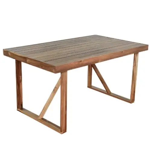 FIONECA High-Quality Acacia Wood Outdoor Table & Chair Set for Patio, Balcony, Backyard image {14}