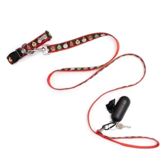 The Worthy Dog Deck the Halls Adjustable Dog Collar image {1}