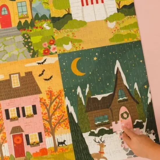 Pippi Post Seasons Jigsaw Puzzle - 500pc image {3}