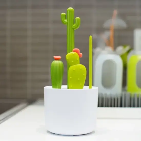 Boon Cacti Bottle Cleaning Brush Set image {7}