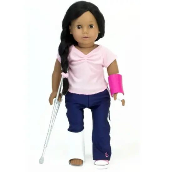 Sophia&rsquo;s Doll Cast & Crutches Accessories Set for 18" Dolls image {2}