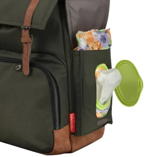 Fisher-Price Forest Backpack-Diaper Bag - Olive image {7}