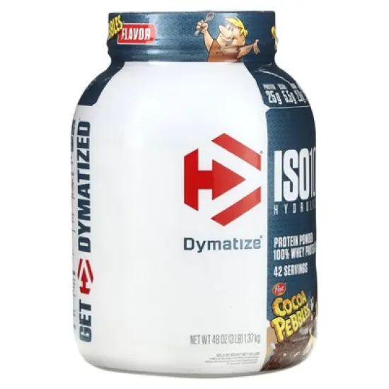 Dymatize ISO100&reg; Hydrolyzed, 100% Whey Protein Isolate, Cocoa Pebbles, 3 lbs (1.37 kg) image {3}
