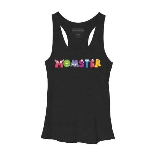 Women's Design By Humans Cute Momster Cartoon Monster By averilshop Racerback Tank Top image {2}