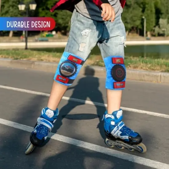 Hot Wheels Elbow and Knee Pads for Kids Protective and Comfortable Outdoor Gear Set for Ages 3+ image {5}