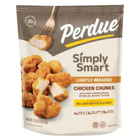 Perdue Lightly Breaded Chicken Breast Chunks - Frozen - 22oz image {5}