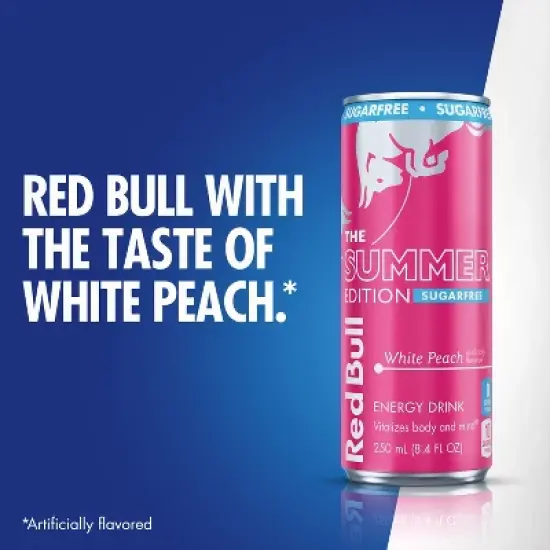 Red Bull Sugarfree Summer Edition Energy Drink - 8.4 fl oz Can image {7}