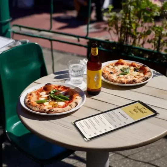 WeChef 30 Pcs 4.25 x 14" Restaurant Menu Covers Single Page 2 View Menu Sleeves Double-Stitched Edge PVC for Wine List image {7}