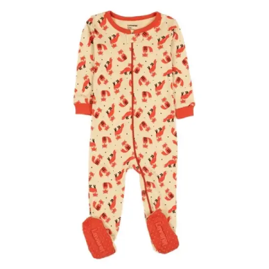 Leveret Footed Sleeper Cotton Pajamas image {15}