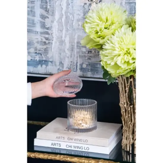 D4x6inAncell Lidded Glass Jar image {9}