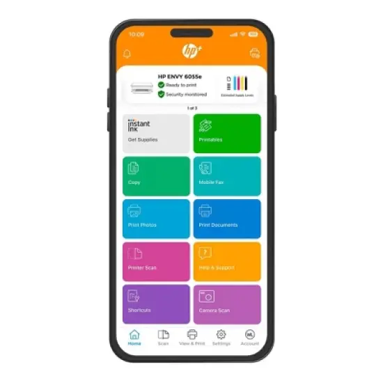 HP ENVY 6055e Wireless All-In-One Color Printer, Scanner, Copier with Instant Ink and HP+ (223N1A) image {8}