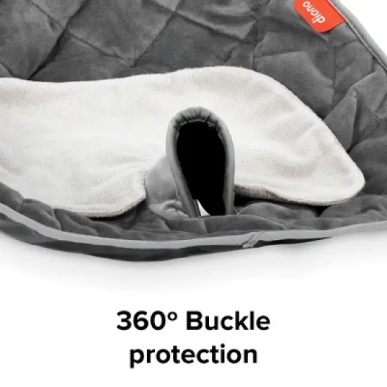 Diono Ultra Dry Seat Deluxe, 2-Pack Car Seat Waterproof Training Pad, For Car Seats and Strollers, Gray image {6}