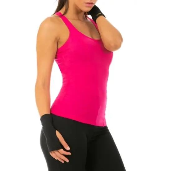 InstantFigure Activewear Compression Racer Back Tank Top AWT020 image {9}