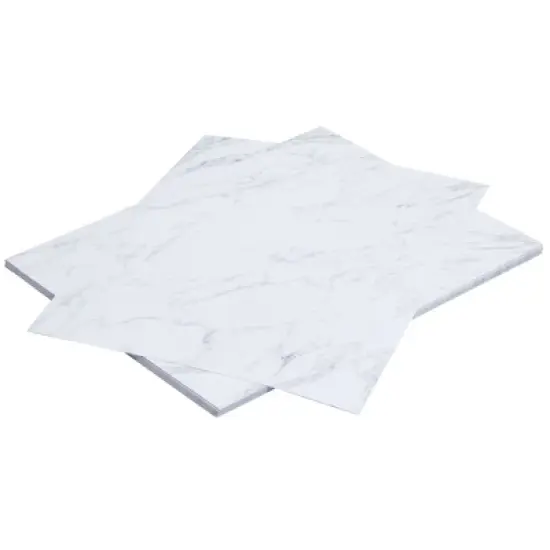 Juvale Marble Paper, Fancy Stationery Paper, Printer Friendly, Decorative Letterhead, Paper for Resume, Menu, Business (8.5 x 11 In, 48 Sheets) image {5}