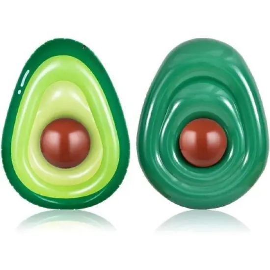 Acekool Giant Inflatable Avocado Pool Float, Fun Raft for Kids & Adults, 3 Drink Holders, Outdoor Floating Lounge for Pool Parties image {5}