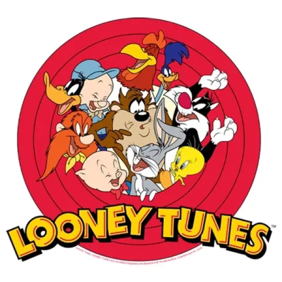 Men's Looney Tunes Character Classic Circle T-Shirt image {1}
