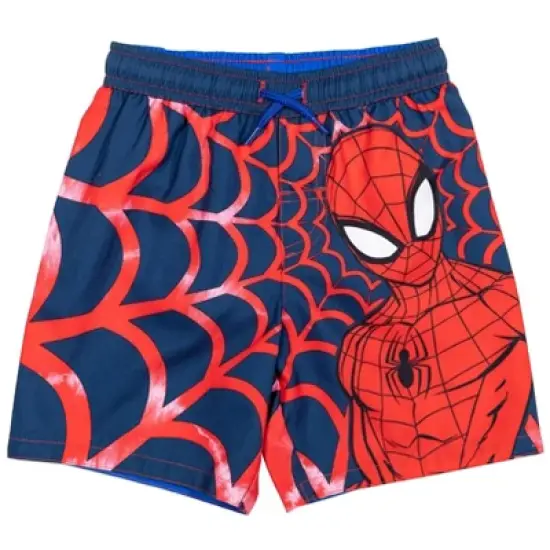 Marvel Spider-Man Pullover Rash Guard and Swim Trunks Little Kid to Big Kid  image {6}