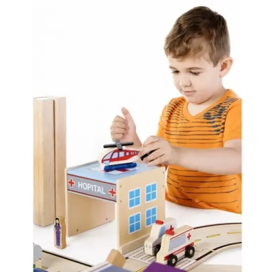 Guidecraft Community and Roadway Essentials - 36 Piece Set image {4}