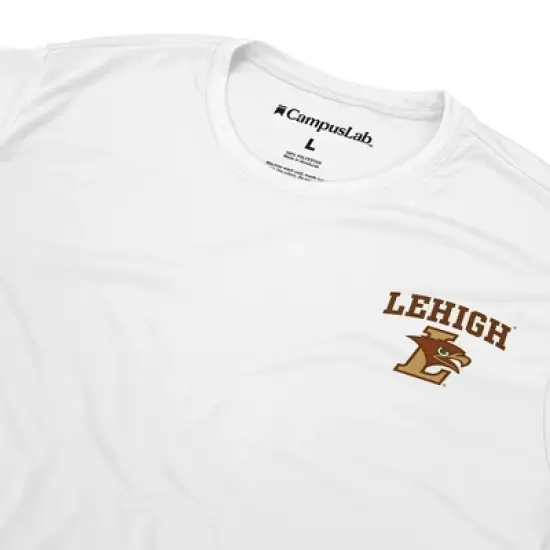 Men's Campus Lab Lehigh University Men's Sport Active T-Shirt Left Chest Logo image {4}