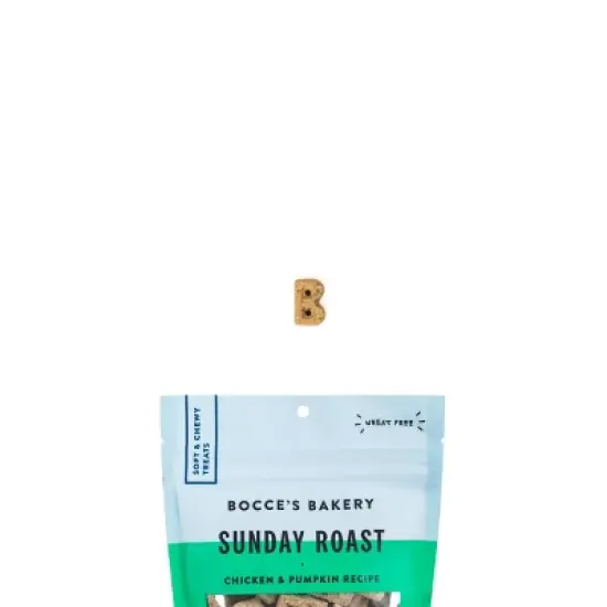 Bocce's Bakery Sunday Roast Soft and Chewy with Chicken and Pumpkin Flavors Dog Treats - 6oz image {2}