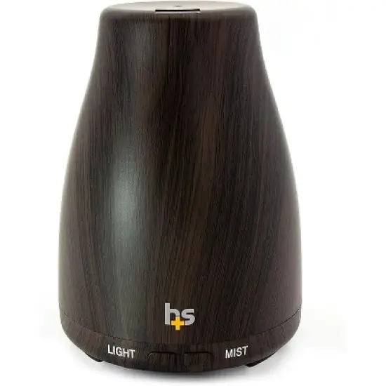 HealthSmart Essential Oil Diffuser, Cool Mist Humidifier and Aromatherapy Diffuser with 150ML Tank Ideal for Small Rooms, Adjustable Timer and Mist image {4}