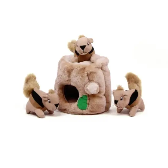 Outward Hound Hide-A-Squirrel Puzzle Plush Dog Toy image {7}