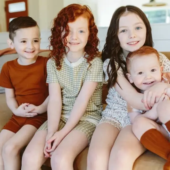 Goumikids Viscose + Organic Cotton Short-Sleeve Biker Set image {3}