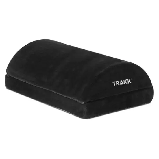 TRAKK Ergonomic Memory Foam Foot Rest Pillow for Under Desk & Home Office - Black image {3}