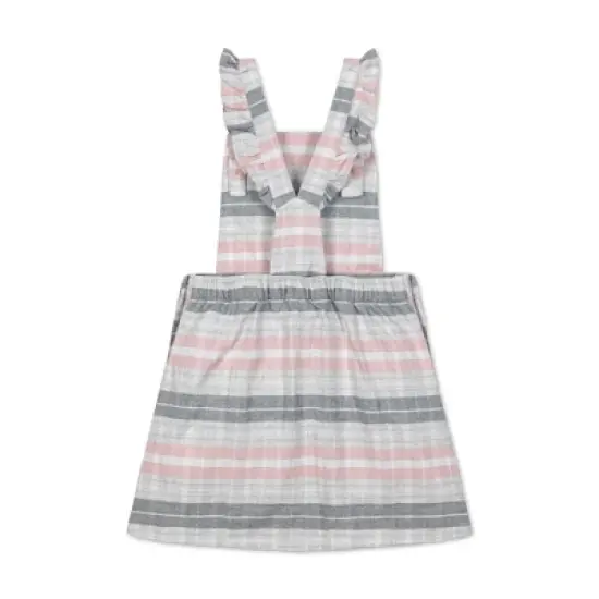 Hope & Henry Girls' Organic Cotton Sleeveless Ruffle Strap Skirtall, Toddler image {2}