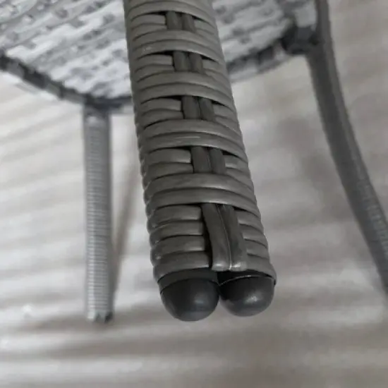 MOEPISY Rattan Coffee Table with Storage Shelf image {5}