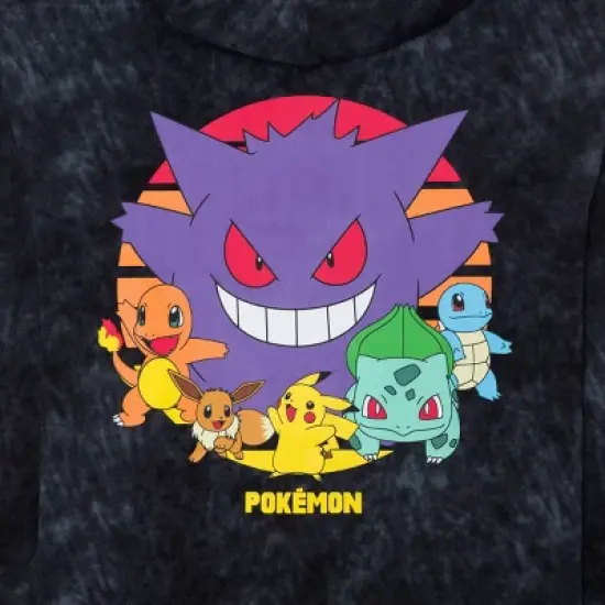 Men's Pokemon Graphic Pullover Sweatshirt - Black image {3}