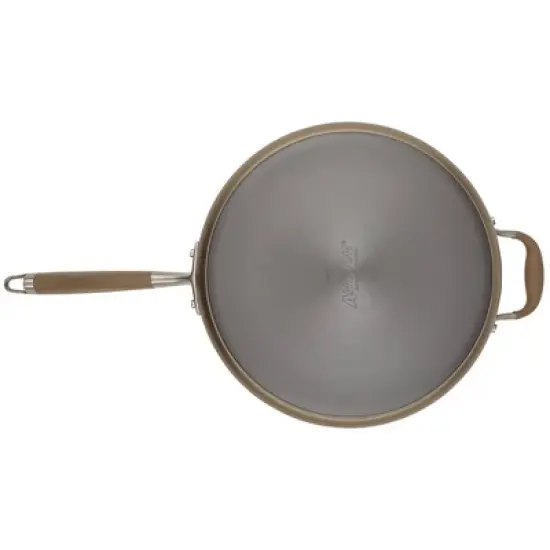 Anolon Advanced Home 5qt Covered Saute with Helper Handles Bronze image {8}