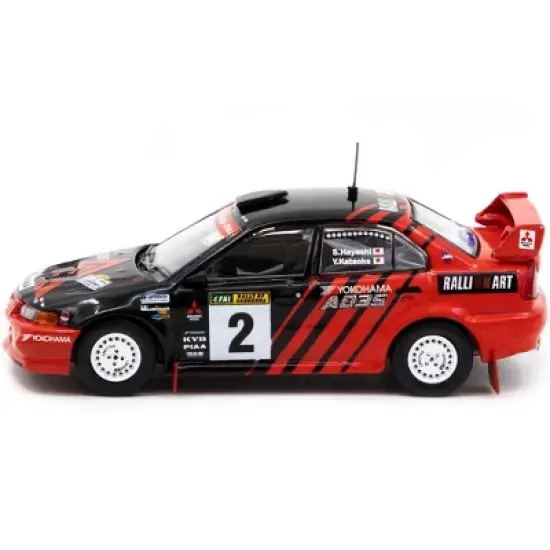 Mitsubishi Lancer Evolution VI #2 "Advan" Winner Rally of Canberra (1999) 1/64 Diecast Model Car by Tarmac Works image {1}