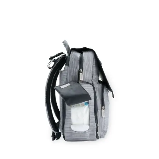 Eddie Bauer Ridgeline Cascade Back Pack Diaper Bag - Gray/Gray Heather image {5}