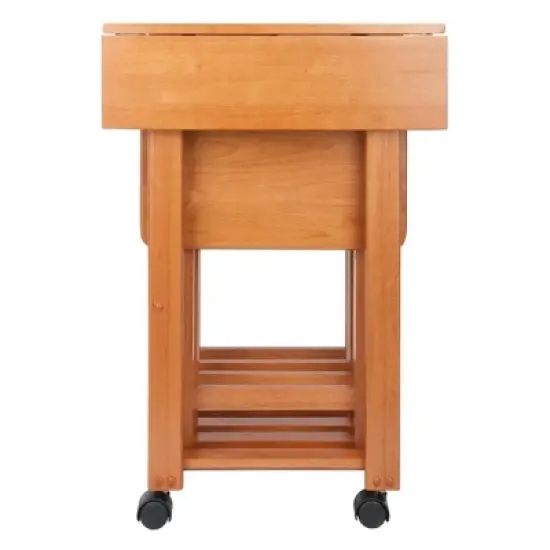 5pc Set Sophia Snack Tables Teak - Winsome image {3}