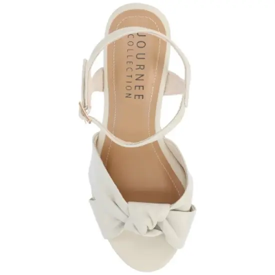 Journee Collection Womens Lorrica Tru Comfort Foam High Heel Open Toe Sandals image {3}
