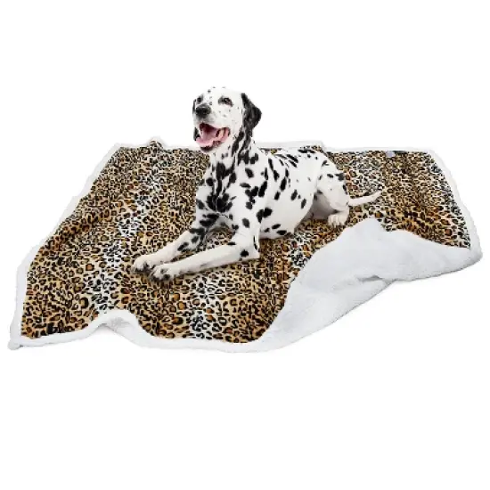 Kritter Planet 50"x60" Large Dog Blanket, Super Soft Fluffy Fleece Dog Couch Blankets and Throws image {7}