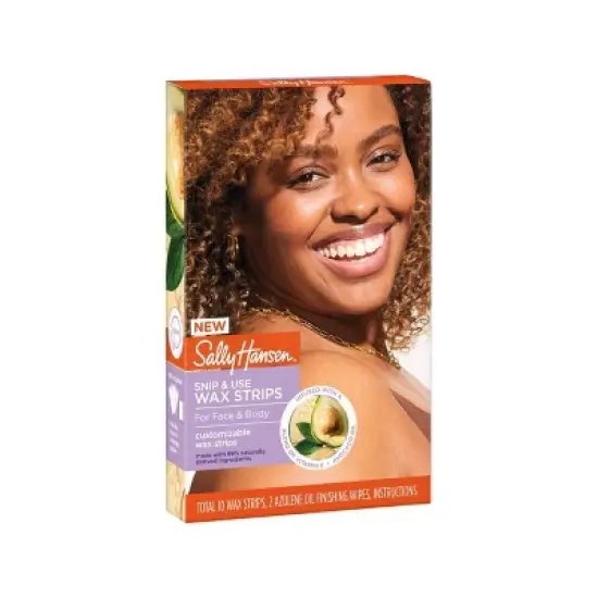Sally Hansen Snip & Use Wax Strips for Face and Body - 10ct image {6}