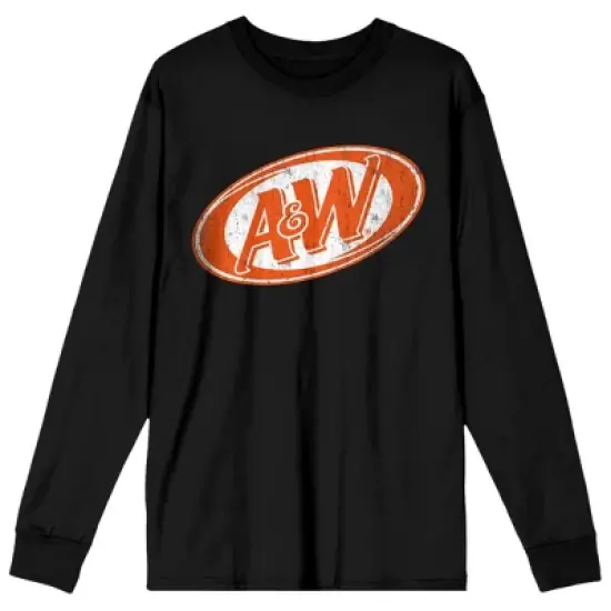 A&W Logo Women's Black Long Sleeve Shirt image {3}