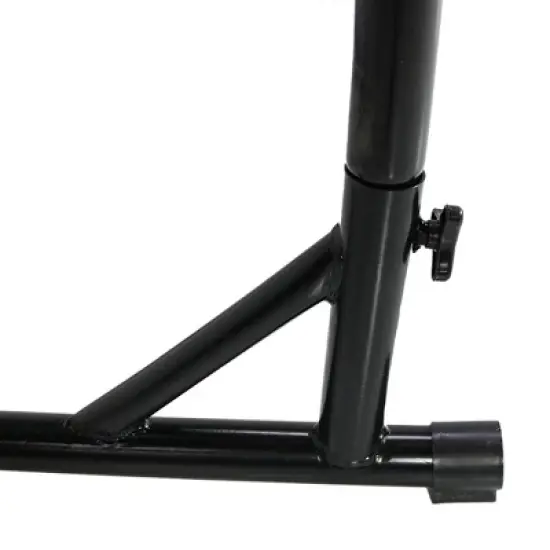 Sunnydaze Double Cushion Hanging Rope Hammock Chair Swing with X-Stand for Backyard or Patio - 250 lb Weight Capacity image {8}