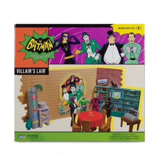 DC Retro Batman 66 Action Figure - Villian's Lair Playset image {5}