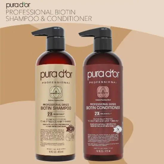 Pura d'or Professional Grade Biotin Conditioner image {3}