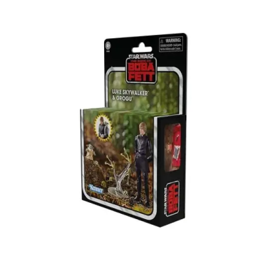 Star Wars Vintage Luke Skywalker and Grogu Action Figures (Target Exclusive) - 2pk image {3}