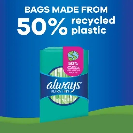 Always Ultra Thin Long Super Pads - Size 2 image {8}