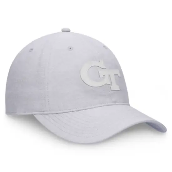 NCAA Georgia Tech Yellow Jackets Unstructured Chambray Cotton Hat image {2}